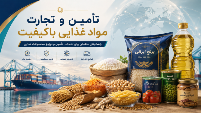 تأمین و تجارت مواد غذایی باکیفیت؛ پایه‌ای برای تجارت پایدار